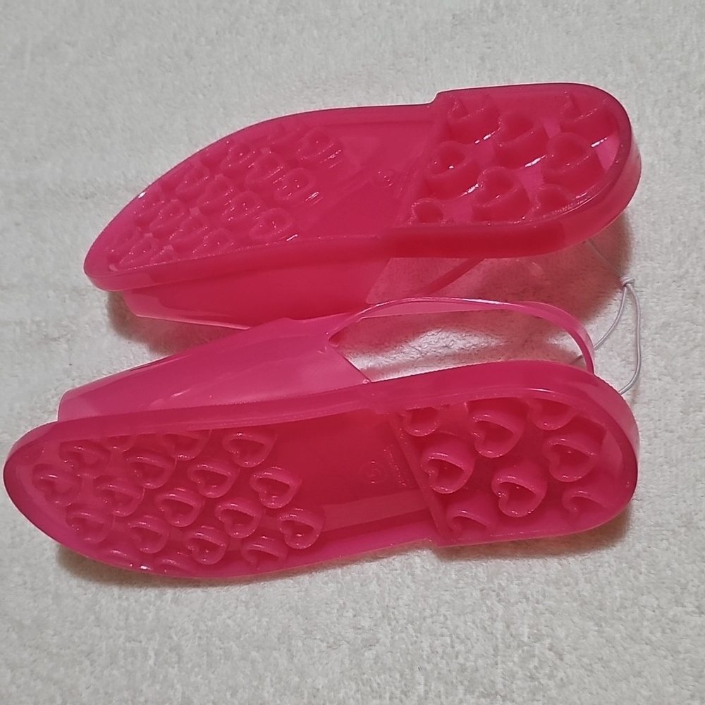 Old Navy Jelly Wide-Strap Sandals for Girls Size 5Y New - Picture 8 of 11